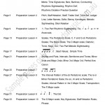 Level 2 Teacher - Sample contents page
