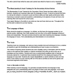 Level 2 - Teacher info sample