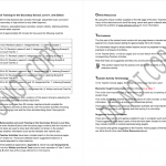 Level 1 - Sample teaching information