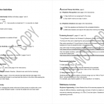 Level 1 - Sample teacher information page