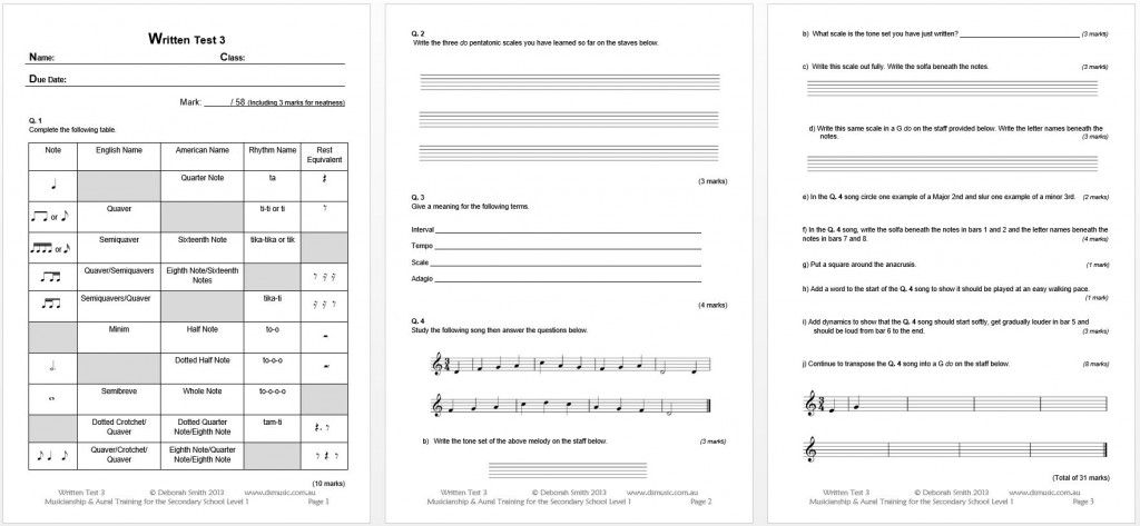 Level 1 Written Test